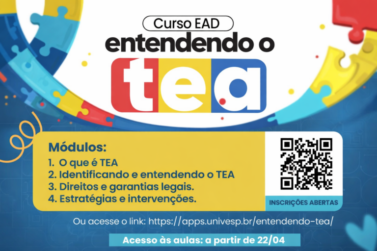 Governo de SP abre inscrições para curso gratuito sobre autismo